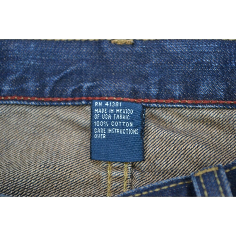 Polo Ralph Lauren Jeans Mens 35X32 Blue Authentic Straight Leg Denim - Picture 7 of 16